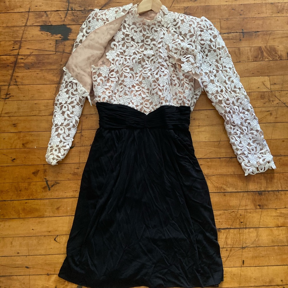 Stunning 2-Piece 60s Embroidered Dress/Jacket Set